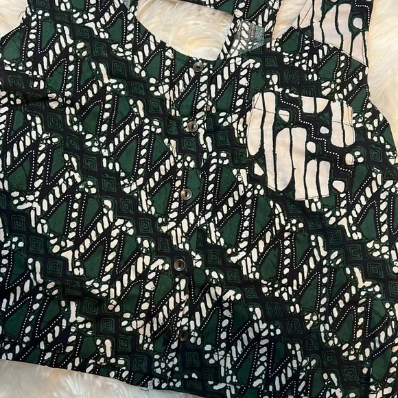 Topshop sleeveless button down tank top Size 4 - Picture 6 of 6